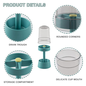 Wholesale Portable Travel Mouthwash <b>Toothbrush</b> Cup <b>Holder</b> Bathroom Accessories - Product Image 3