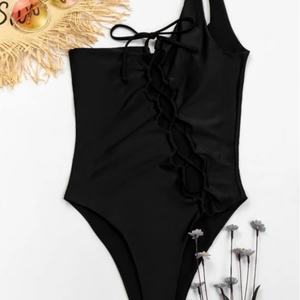 Nuevo Conjunto de Bikini de 2 Piezas para Mujer, de Secado Rápido, Spandex/Poliéster, Tanga con Corte en V, Traje de Baño - Product Image 2