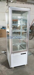 Màn hình bánh đơn nhiệt độ 4 cửa trưng bày máy nén embraco Kính cường lực 3 lớp điều khiển nhiệt độ kỹ thuật số xoay - Product Image 3