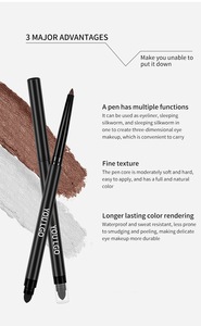 Crayon Eyeliner Crème à <span class=keywords><strong>Base</strong></span> de Produits Chimiques, Double Pointe, Végétalien, Imperméable, Marque Privée, Vente en Gros - Product Image 2
