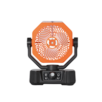 Ventilateur portable multifonctionnel de 8 pouces avec lumière nocturne rechargeable pour la maison, le bureau, la chambre à coucher, la climatisation intérieure