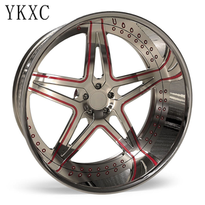ล้อแม็กซ์แบบฟอร์จ 2 ชิ้น ขอบเว้าลึก สำหรับล้อ Corleone รุ่น Camaro Impala SS Chevy Caprice  5x120 5x112 ขนาด 26 <span class=keywords><strong>24</strong></span> นิ้ว สำหรับล้อแม็กซ์ ACUTO - Product Image 5