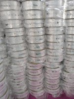 Sacs en poly transparents pré-ouverts sur rouleau avec trou de ventilation et ligne de perforation facile, utilisés sur les machines d'emballage automatisées
