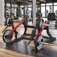 Machine à Squats et à Lunge à Charge Libre, Appareil Commercial d'Entraînement des Jambes pour Quadricipèdes, Fessiers, Ischio-jambiers, Bras, Poitrine et Dos, Équipement de Gymnastique Sûr