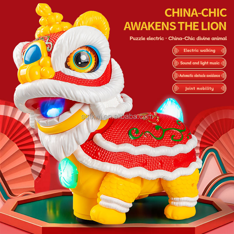 New Design China Dancing Lion Toy With Music and Flashing