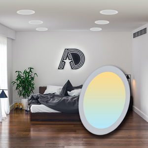 Nhà đèn trong nhà màu trắng giấu gắn Dimmable Vòng trần 9 wát LED Bảng điều chỉnh ánh sáng - Product Image 6