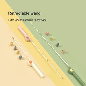 ของเล่นแมวอเนกประสงค์แบบยืดหดได้ ทำจาก PVC ปลอดสารพิษ รูปทรงไม้ตกปลา พร้อมปากกาเลเซอร์และกระดิ่ง - Product Image 4