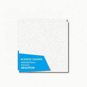 Placas de <span class=keywords><strong>Techo</strong></span> de Yeso con Bordes Cuadrados, Placas Decorativas Interiores de 2x2, Fabricante de Fábrica, Tablero Perforado, Aislamiento <span class=keywords><strong>Térmico</strong></span> para Paneles de Yeso - Product Image 1