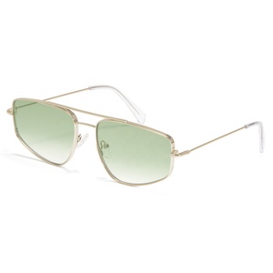Occhiali da Sole Geometrici in Metallo Stile Pilota 2026 per Uomo <span class=keywords><strong>Kaleo</strong></span> Designer Tendenza Lenti Sfumate Protezione UV Occhiali da Sole per Donna 57mm - Product Image 3