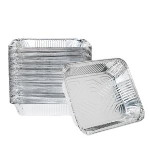 9 'X 13 дюймов алюминиевые сковороды половинного размера для парового стола глубокая сковородка лотки из оловянной фольги с крышками из фольги для жарки в форме буфета - Product Image 5