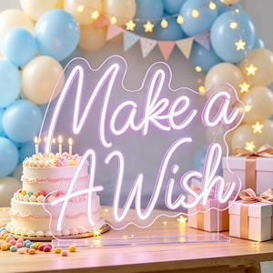 Custom LED Neon Sign with LED Letters for Happy Birthday and Wedding Decorations Buildings Use Indoor/Outdoor Custom Colors - Product Image 2