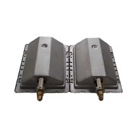Brûleur infrarouge commercial en acier inoxydable - Chauffage céramique 9500 BTU pour remplacement de gril à kebab/shawarma