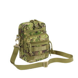 Borsa a tracolla regolabile con motivo mimetico tattico EDC con motivo comodo marsupio in Nylon per uso quotidiano all'aperto - Product Image 2