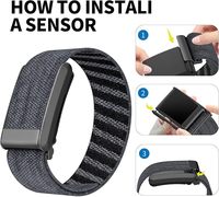 Bracelet de Suivi d'Activité Whoop 4.0 de Haute Qualité, en Nylon Respirant, Sangle Extensible pour Moniteur de Fréquence Cardiaque et Soins de Santé