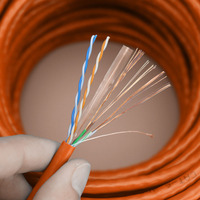 Mejor precio Jiayou CCA comunicación Cat5e/Cat6/Cat6a/Cat7/Cat7A/Cat8 305 M/rollo 23AWG núcleo de cobre UTP LAN Cable de red
