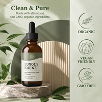 Complément Alimentaire Liquide d'Iode de Lugol en Marque Blanche OEM pour le Soutien Thyroïdien et la Santé Métabolique