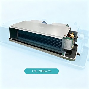 Unité de ventilation à condensateur 357CMH, 2/4 tuyaux FP34 FCU, moteur DC & AC disponible, horizontal encastré 220V/50Hz - Product Image 1
