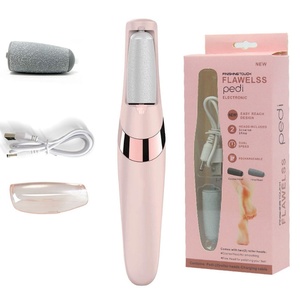 Electric Foot Callus Remover Fine Coarse Roller <b>Heads</b> 2-Speed Rechargeable 500mAh Battery Waterproof Foot File Pedicure Tool - Product Image 1