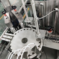 Machine de remplissage et de bouchage automatique de flacons compte-gouttes en verre de 10 ml à 100 ml pour la production de lignes de remplissage d'huiles essentielles et d'huiles de chanvre
