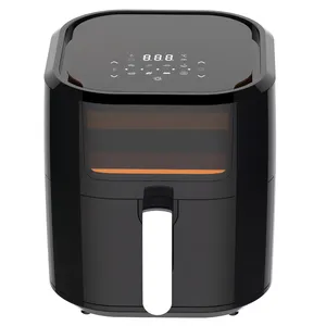 New Kitchen Appliance Supports Customizable Cooking Healthy Oil Visible Window 7.7L Digital Air Fryer