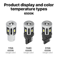 Ampoule LED de remplacement 3156 T20 7440 7443 3157 1156 1157 pour feux de signalisation, feux de porte, feux de lecture, feux de recul, feux de freinage