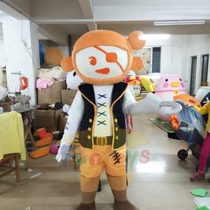 Funtoys scimmia divertente vestito in abiti pirata animale cartone animato mascotte <span class=keywords><strong>Costume</strong></span> per la festa a tema Anime - Product Image 1