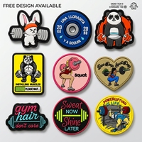 Patch en PVC silicone noir personnalisé avec logo en caoutchouc 3D gaufré, sequins et motifs en relief, écologique, pour décoration de chapeaux par transfert thermique