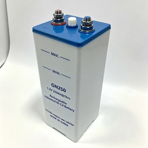 Batterie rechargeable alcaline nickel-cadmium (NiCD) GN250 KPL250 KL250P à faible décharge 1,2V 250AH IEC60623 pour alimentation de secours - Product Image 2