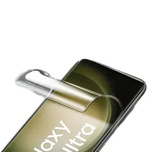 Film de protection anti-empreintes digitales pour téléphone portable transparent en vrac Film protecteur d'écran Hydrogel pour Samsung S23 Ultra