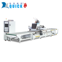 Machine cnc de chargement et de débosselage automatique, ATC, pour la production de meubles en bois
