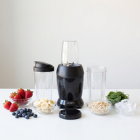 Mixeur multifonctionnel 1200W de qualité commerciale avec lames en acier inoxydable, 5+ vitesses – Idéal pour les smoothies, jus et glace pilée à usage domestique