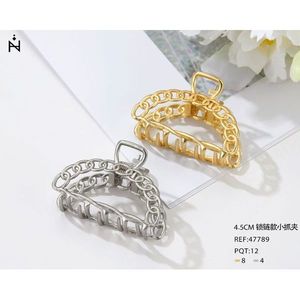 Fermaglio per capelli a forma di catena, piccolo, 4,5 cm, accessorio per donna - Product Image 1
