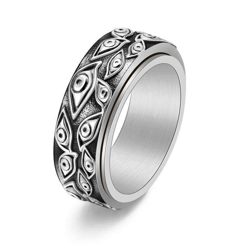 Anillo Flecha Signet 9mm Anillo Hombre Vintage Acero Inoxidable - Diseño Flecha 9mm Sin Piedras Anillo Vintage Diseño Flecha