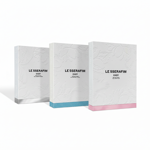 3ème mini-album d'LE SSERAFIM, EASY, produits K-Pop avec boîte extérieure, livret, CD, photocard, carte postale - Product Image 2