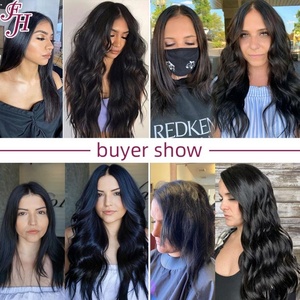 Extensions de cheveux humains ondulés invisibles à bandes adhésives FH Wholesale 10A Body Wave - Product Image 6