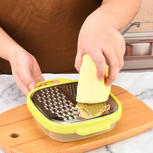 Bán buôn tùy chỉnh ODM/OEM của nhãn hiệu thép không gỉ thực phẩm huỷ Máy Nghiền pho mát graters Rau slicers dễ dàng làm sạch Trung Quốc - Product Image 2