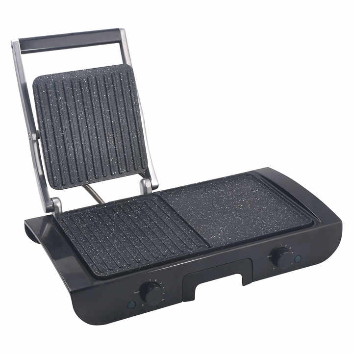 Automatic Steak Frying Machine Commercial Appliance Electric Grill Sandwich Panini Breakfast Machine test Steak Flying Pan