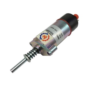E330B E330C E330 Excavator 3306 Engine 12V Solenoid Valve 155-4654 155-4653 Shutoff Solenoid - Product Image 1