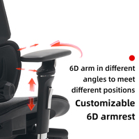Ordinateurs de base en aluminium de qualité supérieure Chaise de bureau inclinable Boss Ceo Chaise de bureau ergonomique à dos en maille de luxe avec repose-pieds