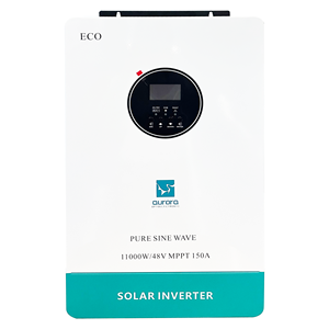 Onduleur solaire <span class=keywords><strong>hybride</strong></span> haute fréquence 11 kW 48 V à onde sinusoïdale pure avec double MPPT 150 A, WiFi et BMS, 9 unités <span class=keywords><strong>en</strong></span> parallèle pour usage domestique - Product Image 3