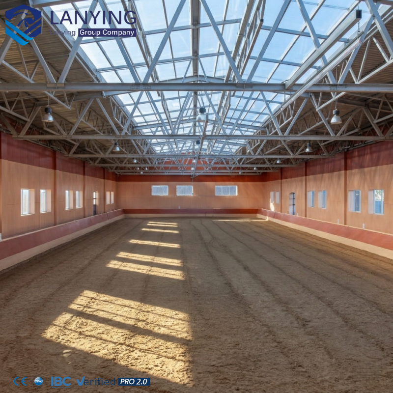 Prefabricated Steel Horse Stable Design with