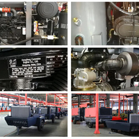 Air-compresseur portatif diesel de vis de 550cfm 15bar pour la plate-forme de forage/65L mini moteur diesel de compresseur d'air stationnaire