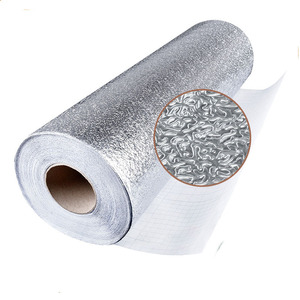 Papier d'aluminium épais résistant à l'huile de cuisine, autocollant auto-adhésif imperméable résistant aux hautes températures pour les murs des armoires de la cuisinière - Product Image 1