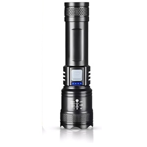 ไฟฉาย LED สีขาวแบบชาร์จ USB 1200 ลูเมน ไฟฉายยุทธวิธี - Product Image 1