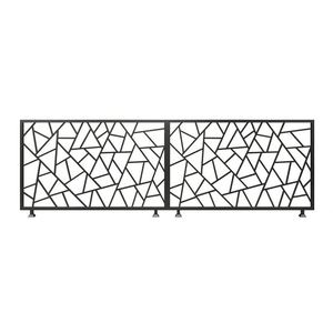 Aluminum Post Design Wood Plastic Composite Wpc Privacy <strong>Fence</strong> Garden <strong>Fence</strong> <strong>Ideas</strong> for Backyard and Garden - Product Image 2