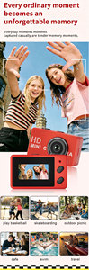 Mini caméra de poche, enregistreur vidéo HD 1080P pour les voyages, ultra légère (16,6 g), zoom 16x, écran IPS, micro caméscope numérique - Product Image 4