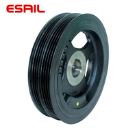 Poulie d'amortisseur de vilebrequin moteur 123031465R pour Renault Kwid 1.0 3 Cylindres
