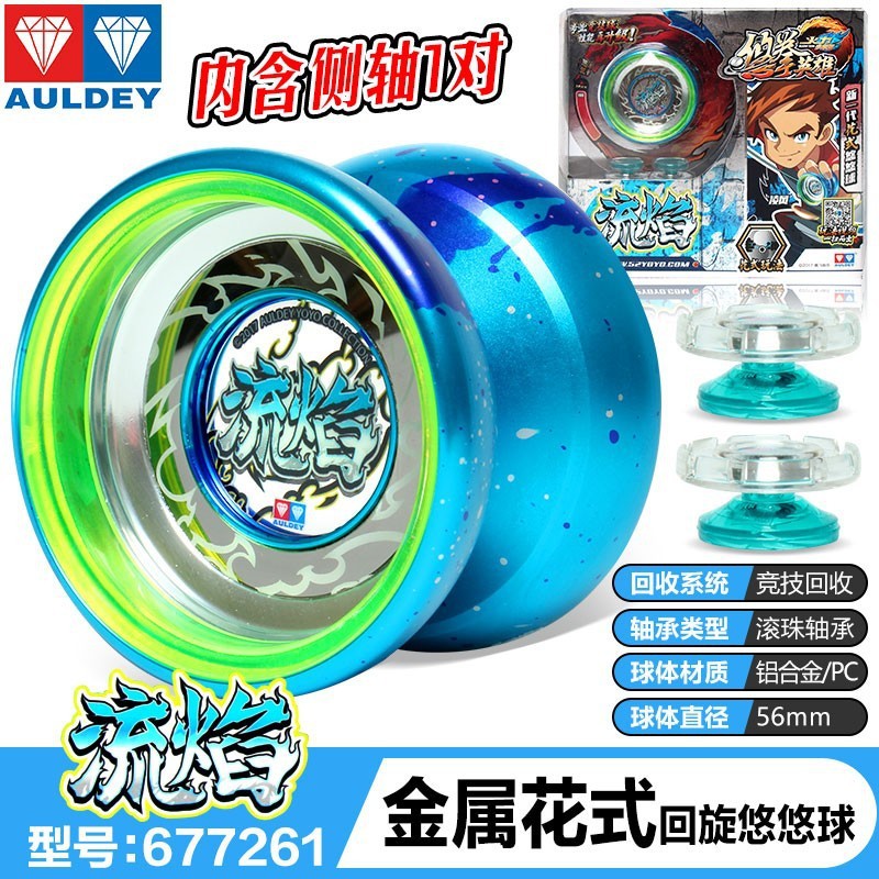 Spin fantaisie métallique flamboyant