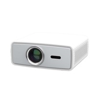 Projecteur de haute qualité 600 ANSI Lumen 1080P L018 4K Android 9.0 Mise au point automatique BT 5.2 Projecteur vidéo portable intelligent pour cinéma maison