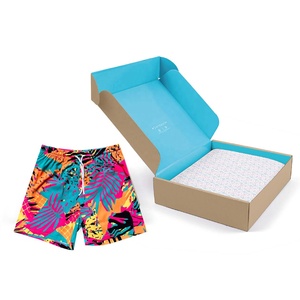 Box Beach Loose Cool Beach Pants Packaging Mujer Hombre Traje de baño <span class=keywords><strong>Cajas</strong></span> de papel Venta al por menor Tienda en línea Envío Entrega Caja personalizada - Product Image 2